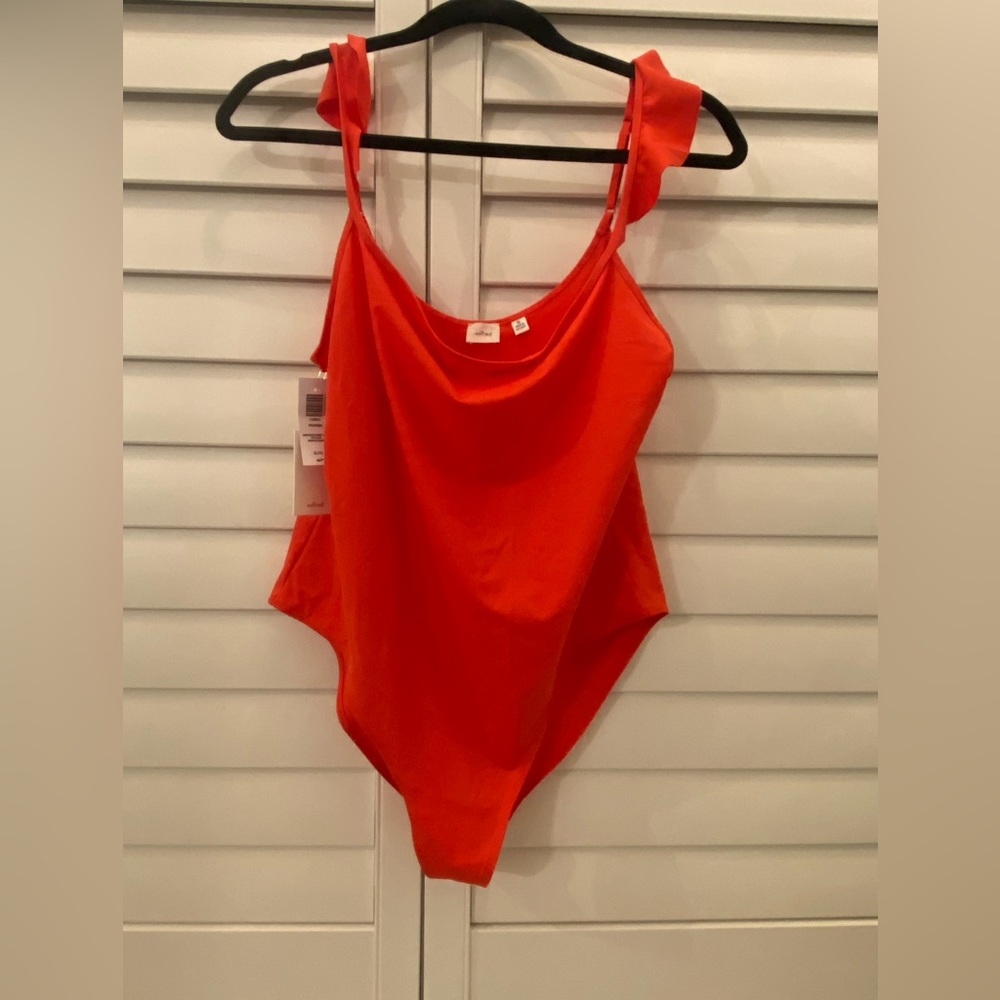 Aritzia Red Bodysuit